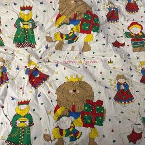 Vintage baby Christmas blanket